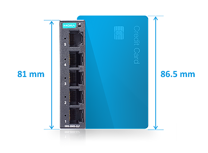 credit-card-sized unmanaged switches