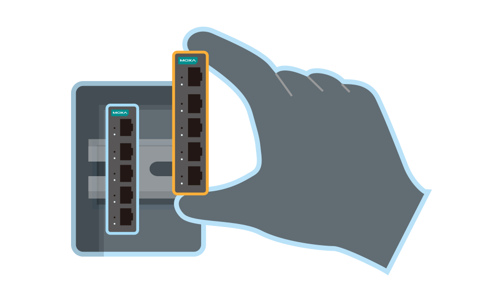 Tiny size suitable for small cabinet deployment